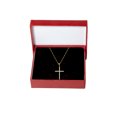 thumbnail image 5 of Gargantilla Collar Cruz Blanca Oro 10k Horoz, 5 of 5