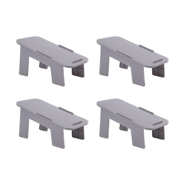 SHISUYAN 4Pcs Shoes Stand for Entryway Small Shoe Shelf with Double Layers Design for Home Users