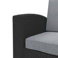 thumbnail image 2 of CorLiving Adelaide 6pc Rust Proof Resin Wicker Outdoor Conversation Set, 2 of 9