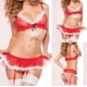 thumbnail image 2 of Mujeres Sexy Christmas Lace See-Through Net Yarn Lencería Sexy Lencería Pijamas Traje Fridja nalpqowj11255, 2 of 9