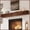 Rustic Walnut, variant on Fireplace Mantel 60 Inch - 8" Deep Solid Wood Floating Mantel for Over Fireplace 90LBS with Invisible Bracket Walnut