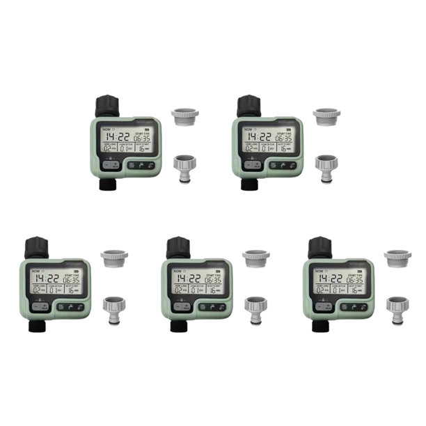 LCD Automático Jardín Temporizador Riego Controlador Herramientas Jardinería