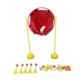 thumbnail image 2 of Juego de interior de juguete de pelota para niñas para niños 3 4 5 6 7 8 9 10 años rojo, 2 of 8