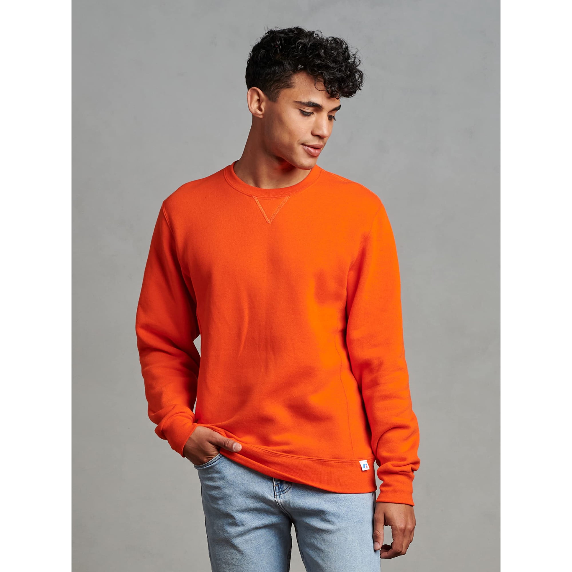 Russell Athletic Men's Dri-Power Fleece Sweatshirt, Burnt Orange, Large |  Walmart Canada