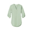 thumbnail image 3 of Port AuthorityLadies 3/4-Sleeve Tunic Blouse Lw701 - Misty Sage - M, 3 of 4