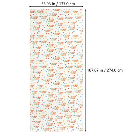 

Reusable Tablecloth Birthday Table Cloth Birthday Tablecloth Party Table Cover Birthday Decoration