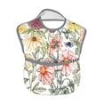 thumbnail image 2 of Bingfone Mess-Proof Baby Bib - Waterproof Bib For Baby Boy Or Girl With Food Catcher Pocket, Unisex-Autumn Garden, 2 of 8