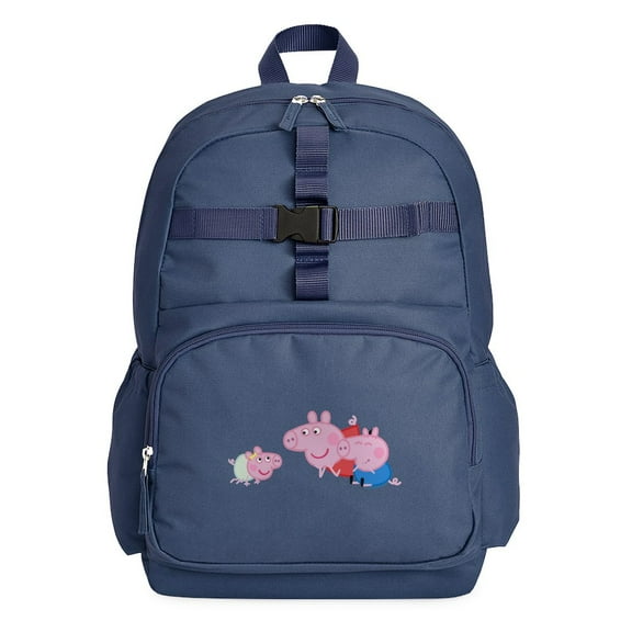 CafePress - Peppa Pig: Learning To Crawl - Cute School Travel Backpack