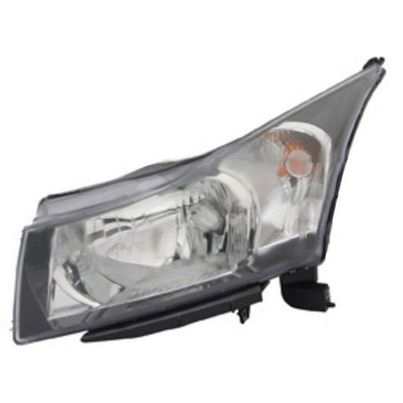 Left Headlight Assembly - Compatible with 2011 - 2012 Chevy Cruze Sedan