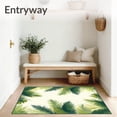 thumbnail image 3 of ODIKA 8'x10' Machine Washable Non-Slip Area Rug, Botanical Indoor With Tropical Leaf Design High Traffic Rug, Green, 69446, 3 of 7