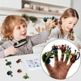 thumbnail image 1 of Fiudx Liquidación de ofertas flash Little Toys Ugly Holly Finger Puppets Favores de fiesta 5PCS, 1 of 7
