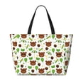 thumbnail image 2 of Fotbe Cute Bear Bolsa de Viaje para Playa - Resistente al Agua, Bolsa Tote de Gran Capacidad y Ligera con 7 Bolsillos para Mujeres y Hombres, 2 of 7