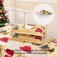 thumbnail image 2 of Smuge 3 Piece Christmas Daybed Cover Set, 39"x75" Snowman Car Snowflake Double Sided Quilting Classic Design, Matching 2 Shams, 2 of 7