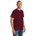 thumbnail image 3 of Gildan Softstyle Crewneck CVC T-Shirts, 60/40 Cotton/Polyester Adult Short Sleeve Tee, M Maroon Mist, 3 of 5