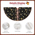 thumbnail image 3 of Sikiie Gold Dog Paw Christmas Tree Skirt, Christmas Tree Decorations, Christmas Decor, Tree Mat Decoration(30-48IN)-48", 3 of 6