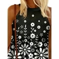 thumbnail image 3 of FASHIONWT Women Sleeveless Summer Pullover Vest Bohemian Print Halter Tank Tops, 3 of 4