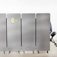 thumbnail image 2 of VIVO Gray 24 x 66 inch Privacy Panel Office Partition, Cubicle Room Divider, 2 of 8