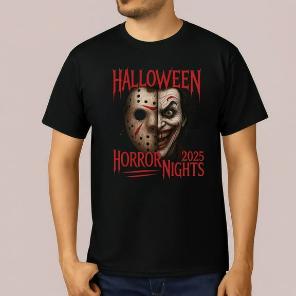 Halloween Horror Nights 2025 T-Shirt – Spooky Killer Tee, Horror Movie Fan Gear
