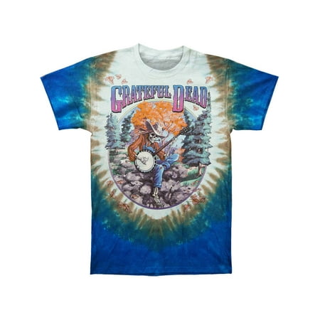 - Grateful Dead Men's Banjo Tie Dye T-shirt Multi