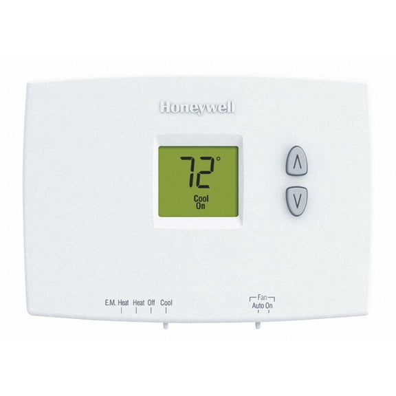 Honeywell Low V T-Stat, Stages Heat 2, Stages Cool 1 White   TH1210DH1001