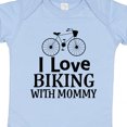thumbnail image 4 of Inktastic Biking with Mommy Bicycle Boys or Girls Baby Bodysuit, 4 of 5