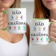 thumbnail image 3 of Customizaholic Personalized First Dad Now Grandpa Mug - Custom Handprint Names Design, Meaningful Family Keepsake Gift, 3 of 5