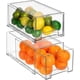 thumbnail image 5 of Sorbus Cajones para Refrigerador Organizadores Apilables, Transparentes y Extraíbles para Almacenar Alimentos en la Cocina, el Refrigerador, el Congelador y el Tocador (Paquete de 4 | Grandes), 5 of 9