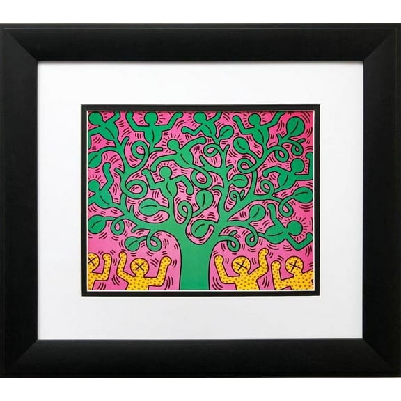 Keith Haring "KH01" CUSTOM FRAMED Lithograph Generic