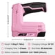 thumbnail image 3 of Pistola inalámbrica 2 en 1 para grapar y clavar WORKPRO 3,6 V Power Pink, 3 of 7