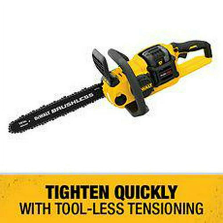 DeWALT 16in 60V Handheld Electric Saw Battery Powered Chainsaw Kit with Charger DCCS670T1 FLEXVOLT MAX Walmart