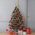 thumbnail image 4 of LED Lighted Christmas Tree Topper Star 6.3 x 7 Inch Star Tree Topper Xmas Ornaments Party Home Decoration (Warm White Light), 4 of 8