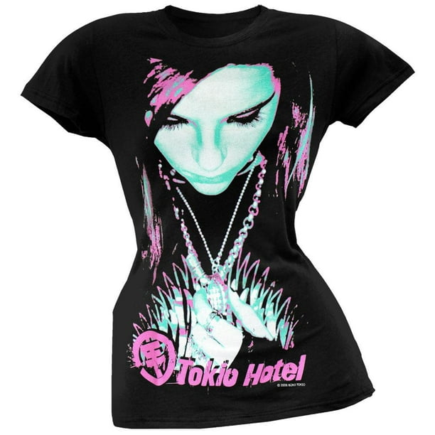 Tokio Hotel - Tokio Hotel - Face Juniors T-Shirt - Walmart.com ...