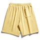 thumbnail image 3 of Ceisia Men's Gift Relaxed Minimalist Cargo Sweat Shorts Mid-Rise Elastic Waist Nylon Spandex Snap Button Side Label Shorts, 3 of 4