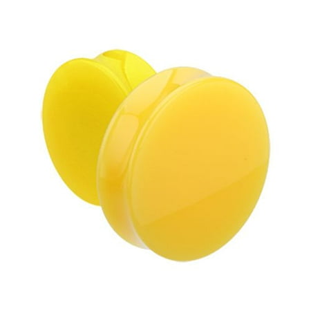 

Supersize Neon Colored Acrylic Double Flared Ear Gauge Plug