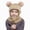 Khaki, variant on Autumn And Winter Pullover Hat Children's Double Ear Hat Solid Color Cute Knitting Yarn Men's And Women's Baby Hat,One Size,Black Hat