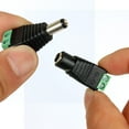 thumbnail image 5 of Conector de alimentación CC resistente, conector adaptador para cámara de seguridad CCTV, tira de luz LED, compatible con plug and play, el PVC ecológico proporciona un aislamiento superior, 5 of 5