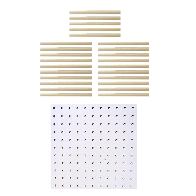 Soporte para hilo de coser Soledad organizador colgante Blanco 30cmx30cm