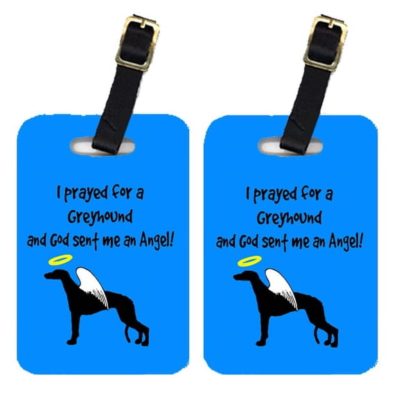 Pair of 2 Greyhound Luggage Tags