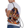 thumbnail image 3 of Cod-y Wres-Tler Rho-d Drawstring Bag Gym Sackpack Beach Sport Yoga Backpack, 3 of 8
