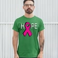 thumbnail image 3 of Tee Hunt Hope Breast Cancer Awareness Ribbon T-Shirt, Green, Medium, 3 of 5