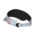 thumbnail image 3 of Kll Sport Sun Visor Hats Ball Caps Empty Top Baseball Sun Cap For Men Women-Cute Chameleons, 3 of 8