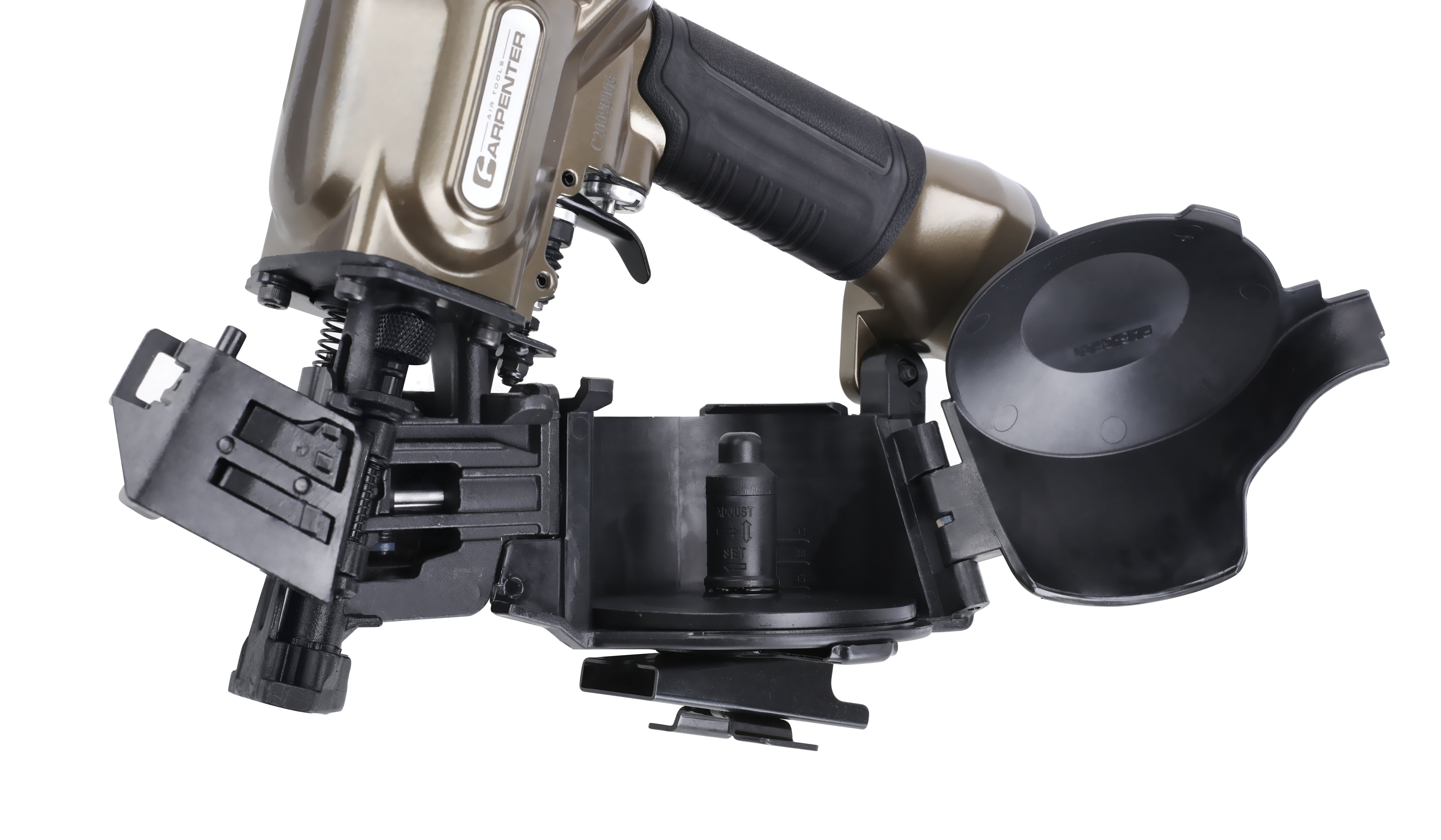 Carpenter Air Tools CCN45 7/8" to 1 3/4" 15° Pneumatic C Roofing Nailer