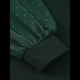 thumbnail image 4 of Vestido Corto Fruncido con Escote en V para Mujer, Color Verde M, 4 of 10