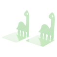 thumbnail image 2 of 1 Pair Metal Dinosaur Shaped Bookends Book Support Stand Desk Book Organizer, 2 of 2
