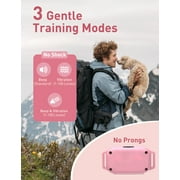DOGLinsen 2-in-1 Bark and Shock Collar for Dogs, Smart Anti Barking Dog Training Collar with 5 Adjustable Sensitivity, Automatic Bark Collar with Remote, Vibration, Beep, Shock and Automatic