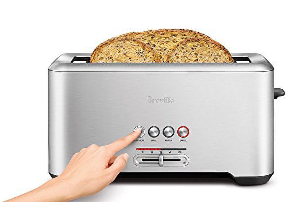  Breville BTA730XL Stainless Steel Long Slot ToasterThe Bit More  4-Slice Toast: Home & Kitchen