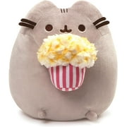 GUND Pusheen Snackables Popcorn Cat Stuffed Plush, Gray, 9.5 in