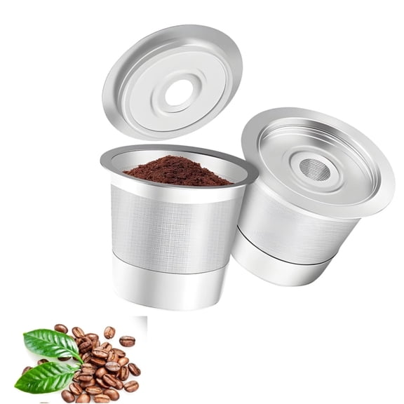 Reusable Coffee Pods Reusable K Cups 1 Pack, SUS 304 Stainless Steel K Cup Filters for Keuirg 1.0 & 2.0, BPA-Free Eco-Friendly Refillable Pods