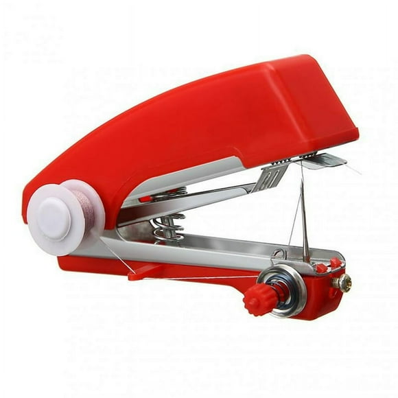 EASTIN Mini Sewing Machine Portable Small Manual Sewing Machine Household Simple Handheld Needlework Manual Sewing Clothes Fabric