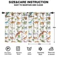 thumbnail image 2 of Blackout Kids Curtains,Alphabet Dinosaur Names Chart Pattern Childrens Insulated Curtains Set Of 2,Bedroom Essentials,Toddler Room Decor 42"x54", 2 of 5
